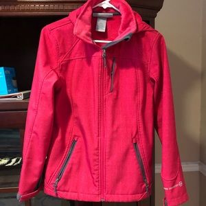 Ladies Free Country pink soft shell jacket size S
